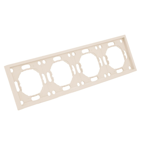 Рамка Stekker, PFR00-5004-08 4-местная Эмили, кашемир, soft touch 49913