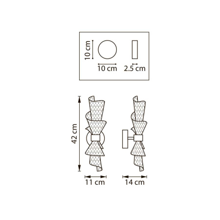 Бра Lightstar Acrile 737672