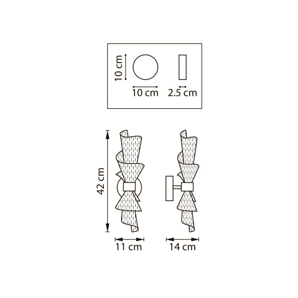 Бра Lightstar Acrile 737672