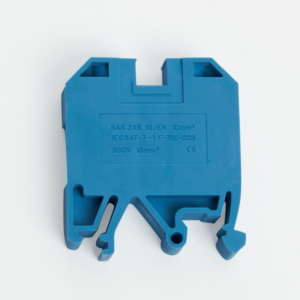 Зажим наборный изолированный (винтовой) ЗНИ - 10,0 (JXB10), синий, Stekker, LD551-2-100 39361