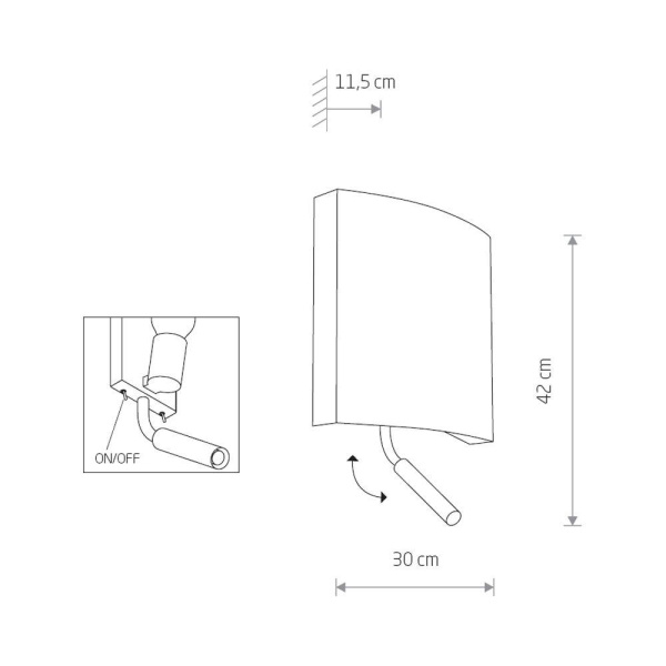 Настенный светильник Nowodvorski Borde II 7987 Настенный светильник Nowodvorski Borde II 7987