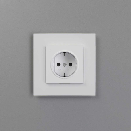 Розетка с подсветкой Werkel белый a069612