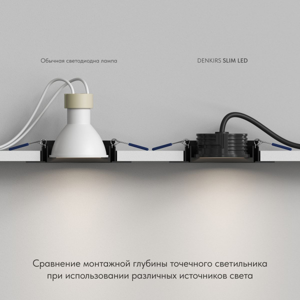 Светодиодный модуль Denkirs Slim Led DK3000-7W-BK
