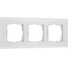 Рамка Werkel Senso на 3 поста белый стекло soft-touch W0033101 4690389200410