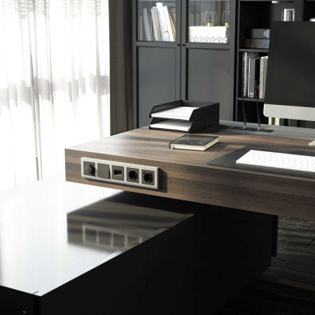 Накладка для розетки USB Werkel графит матовый W1179564 4690389194450