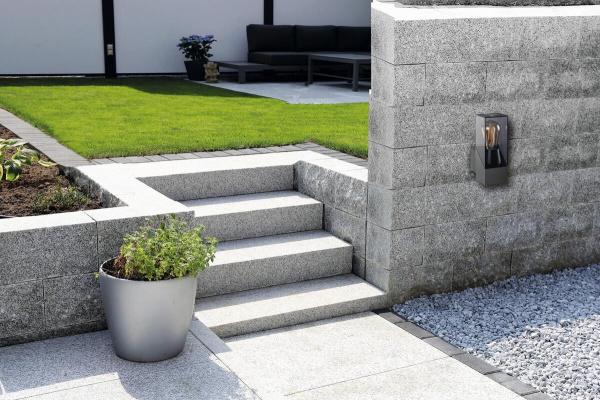 Садовый настенный светильник Kanlux LAVEN EL 25 GR 36548