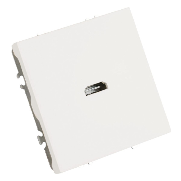 Розетка HDMI 2.0 Type A (механизм), STEKKER, серия Эмили, RST00-5118-01, белый фарфор, soft touch 50163