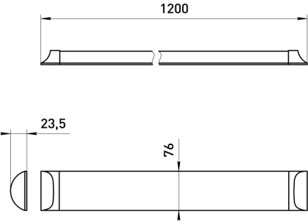 Светильник светодиодный ЭРА SPO-5-40-4K-P (F) 36Вт 4000К 1200 призма Б0070920