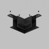 Коннектор L-образный потолок-потолок Denkirs Smart Hide TR2112-BK