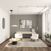Трековый светильник Denkirs Belty Flow DK5668-WH+BK