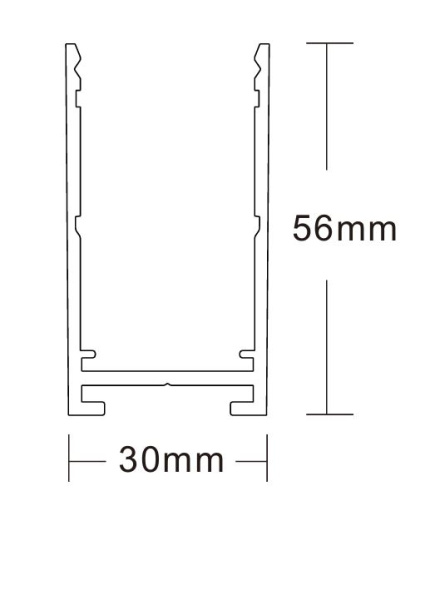 Шинопровод Crystal Lux CLT 0.115 01 L2000 BL