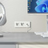 Розетка с заземлением, шторками и USB тип A+C Werkel белый матовый W1171761 4690389213267