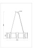 Подвесная люстра Arte Lamp Grato A4079LM-8CC