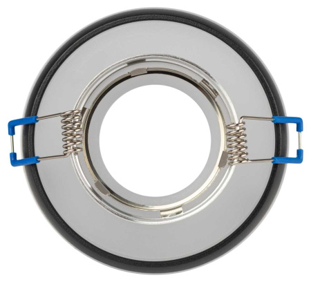 Светильник встраиваемый декоративный ЭРА DK100 BK под лампу MR16 GU5.3 черный Б0055589