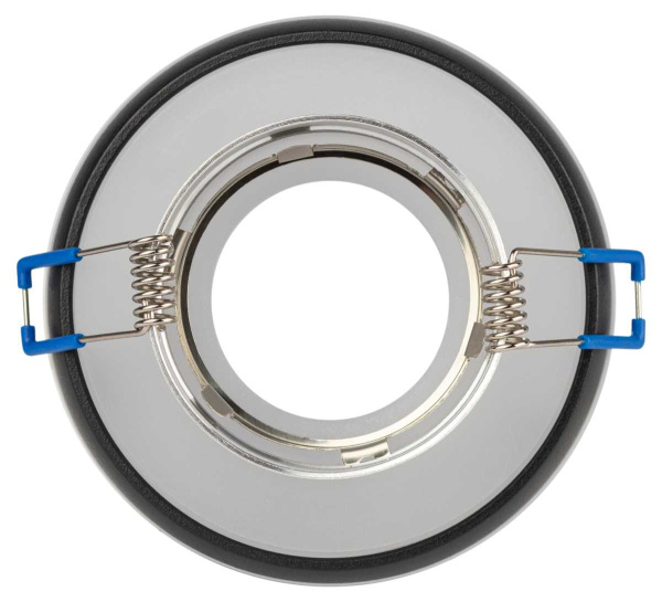 Светильник встраиваемый декоративный ЭРА DK100 BK под лампу MR16 GU5.3 черный Б0055589