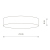 Потолочный cветильник Nowodvorski Lid Round Led Black 10408