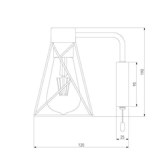 Бра Eurosvet Trappola 70107/1 белый