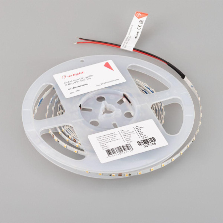 Светодиодная лента Arlight 5W/m 80LED/m 2835SMD дневной белый 5M RT-A80-5mm 24V Day4000 037795