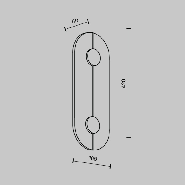 Настенный светодиодный светильник Modelux Modestyle MS.191.420