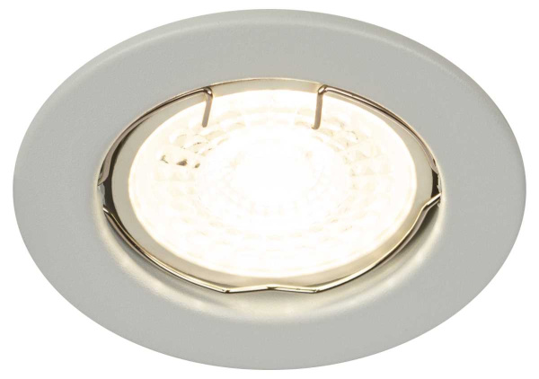 Светильник встраиваемый штампованный ЭРА ST1 SWH под лампу MR16 GU5.3 белый матовый Б0059740