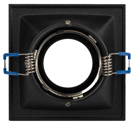 Светильник встраиваемый алюминиевый ЭРА KL101 BK под лампу MR16 GU5.3 черный Б0055587