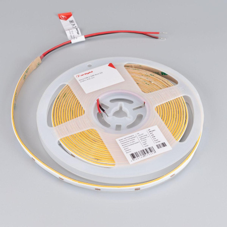 Светодиодная лента Arlight 6W/m 480Led/m CSP теплый белый 5M COB-S-X480-8mm 24V Warm2700 046904