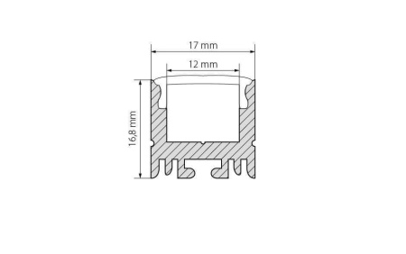 Профиль Arlight ARH-LINE-1716-2000 ANOD 018685