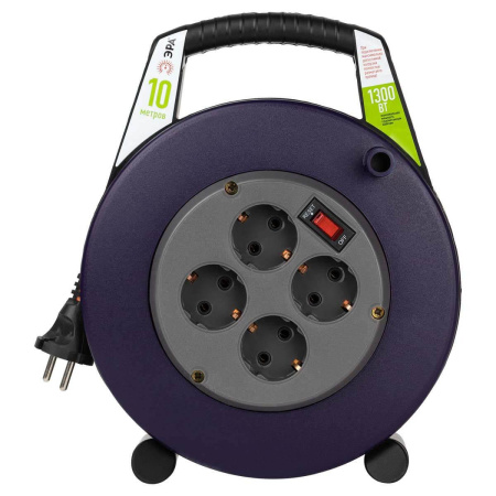 Удлинитель силовой ЭРА 4гн 10м б/з BPx-4-2x0,75-10m Б0052923