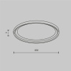Фиксирующее кольцо для встраиваемого светильника Maytoni Downlight DLA110-B