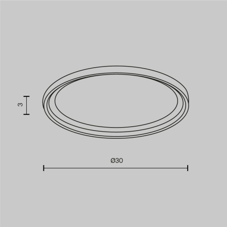 Фиксирующее кольцо для встраиваемого светильника Maytoni Downlight DLA110-B