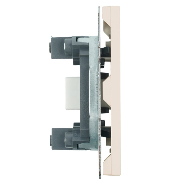 Розетка HDMI 2.0 Type A (механизм), Stekker Эмили, RST00-5118-08, кашемир, soft touch 50169