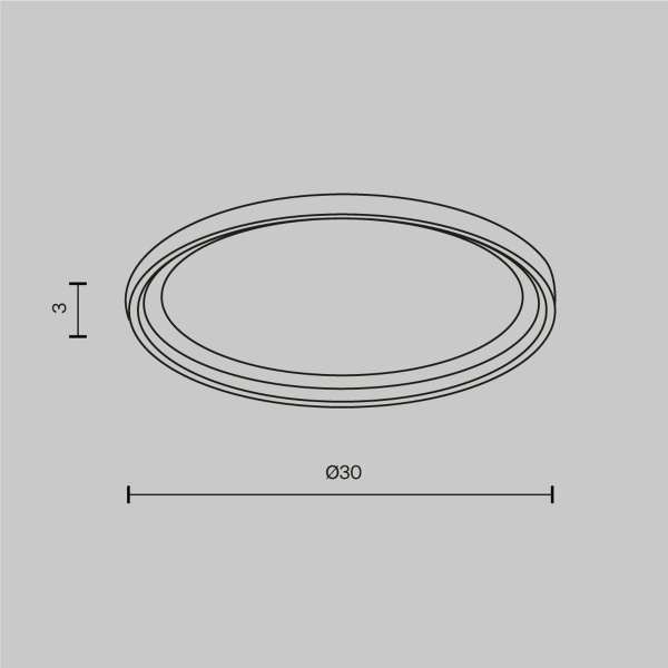 Фиксирующее кольцо для встраиваемого светильника Maytoni Downlight DLA110-B