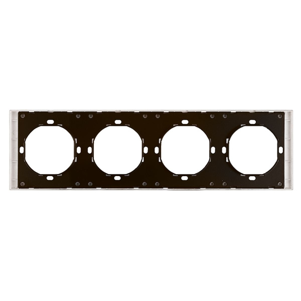 Рамка 4-местная, Stekker Мия, PFR00-3004-08, пудровый жемчуг 50489