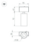 Трековый светодиодный светильник Arlight Mag-Spot-45-R85-7W Warm3000 046588
