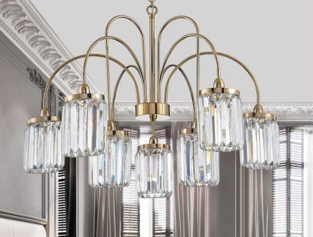 Подвесная люстра Newport 4506+3/C gold new М0070430
