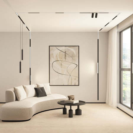 Трековый светильник Denkirs Smart Linear DK8015-BK