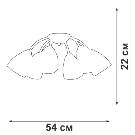 Потолочная люстра Vitaluce V3737-0/6PL