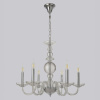 Подвесная люстра Crystal Lux ARABESQUE SP6 CHROME