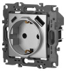 Розетка ЭРА Серия 12 12-4108-03 2P+E 16A-250В со шторками с USB type-A+C 5В-3А алюминий Б0067716