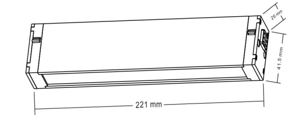 Светильник трековый Crystal Lux CLT 0.35 001 12W BL M4000K
