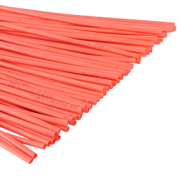 Термоусадочная трубка Stekker 5,0/2,5 мм, длина 100 см., усадка 2:1, красный HST-525-100RD 50261