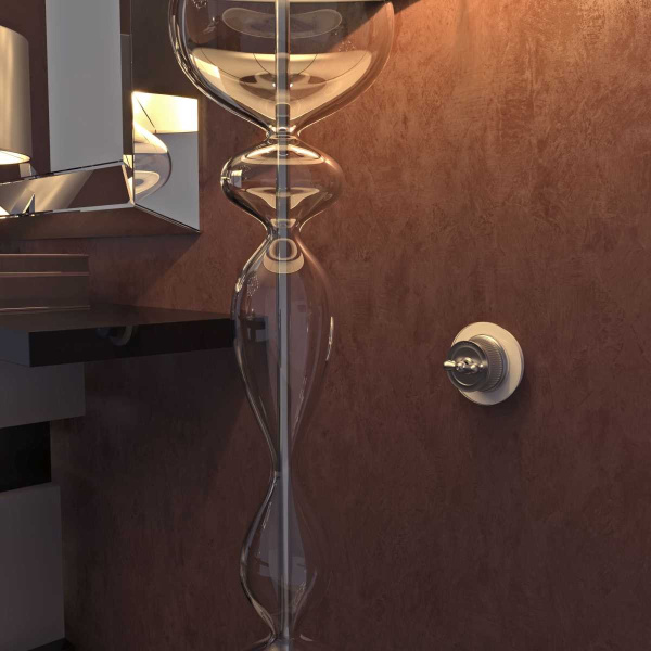 Выключатель Werkel на 4 положения двухклавишный Retro матовый хром WL19-01-05 4690389143427