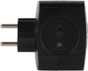 Разветвитель электрический ЭРА SP-4-3USBAC-B на 4 розетки + 3 USB A+C со шторками 10А черный Б0069084