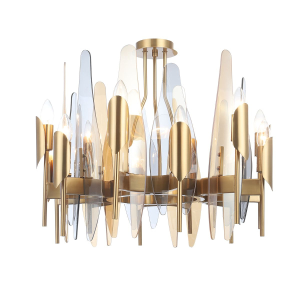 Подвесная люстра Crystal Lux Casa SP-PL12 Brass