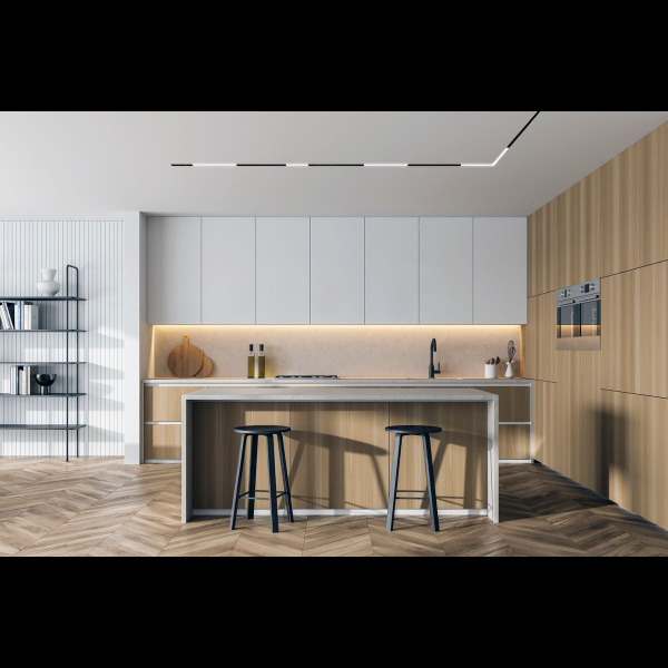 Трековый светильник DENKIRS SMART LINEAR DK8004-CONN-BK