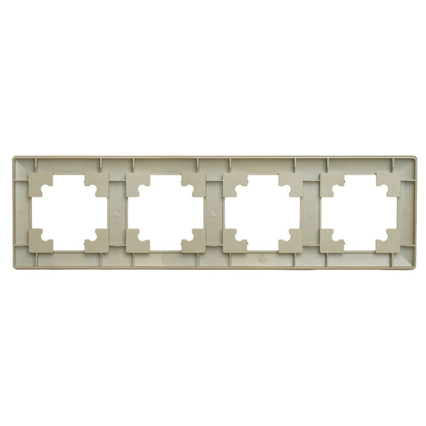 Рамка 4-постовая Stekker Катрин золото PFR00-7004-08 49609