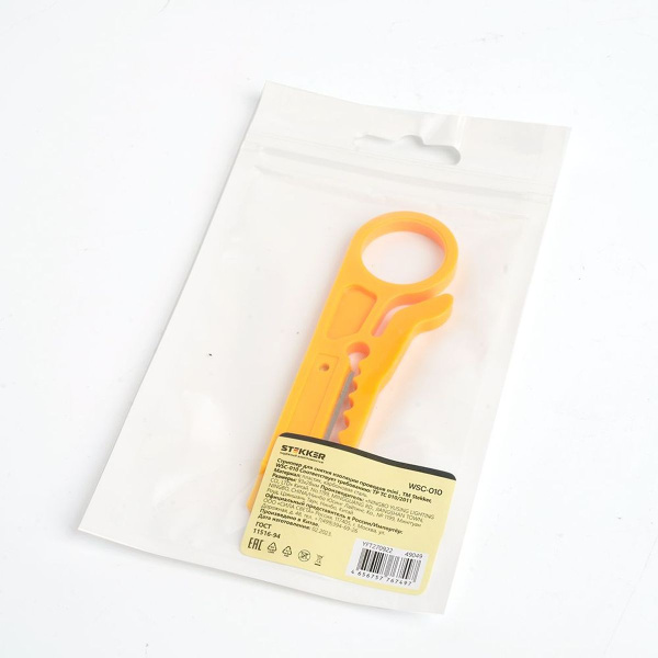 Стриппер для снятия изоляции проводовStekker mini, WSC-010 49049