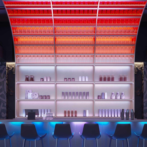 Светодиодная лента Arlight Бегущий огонь 22W/m 140Led/m 3535SMD разноцветный 5M SPI-F140-10mm 24V RGB-PX7-BPT 043132