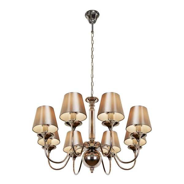 Подвесная люстра iLamp Rolling P2406-8 Nickel