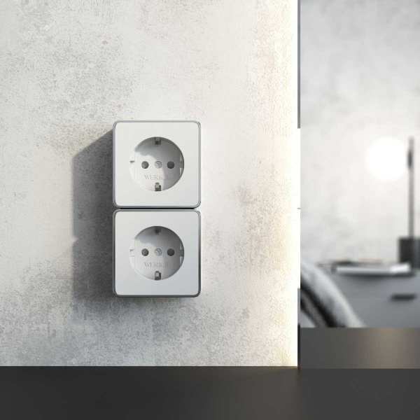Розетка с заземлением Werkel Gallant белый W5071001 4690389164460